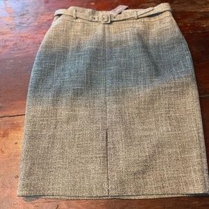 Grey belted Ann Taylor skirt